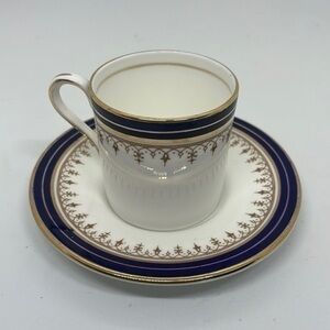 Aynsley Teacup and saucer Layton design cup and saucer miniature